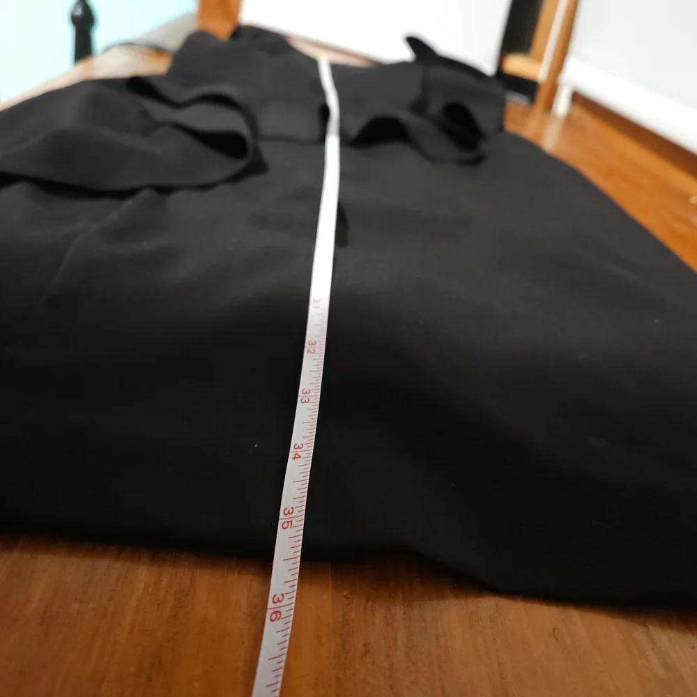 Calvin Klein Elegant Black Ruffle Dress • Fair Condition • Size 6 - Picture 10 of 11